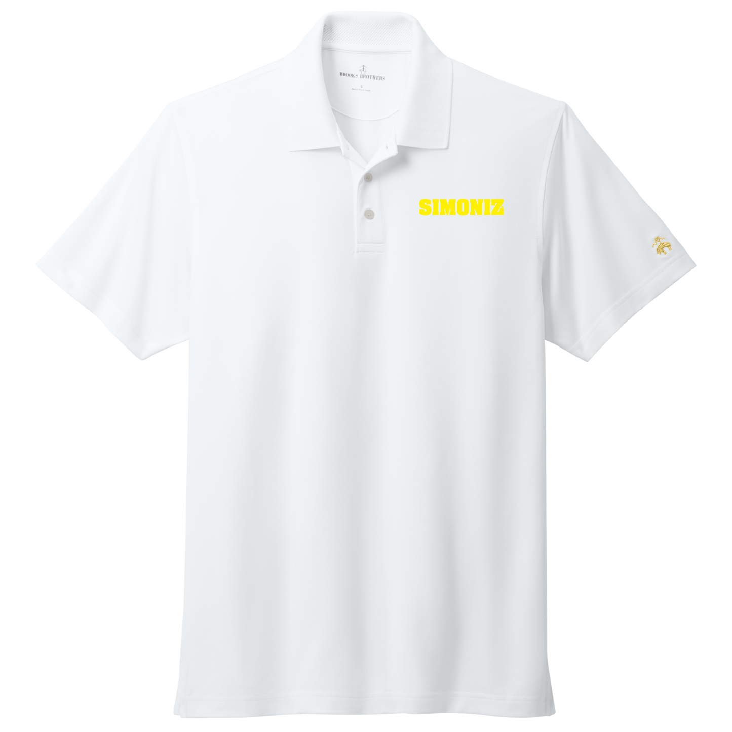 Brooks Brothers® Mesh Pique Performance Polo BB18220 - Embroidery Corporate Logo