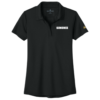 Brooks Brothers® Women’s Mesh Pique Performance Polo BB18221 - Embroidery Corporate Logo