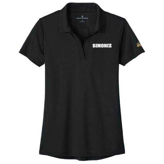 Brooks Brothers® Women’s Mesh Pique Performance Polo BB18221 - Embroidery Corporate Logo