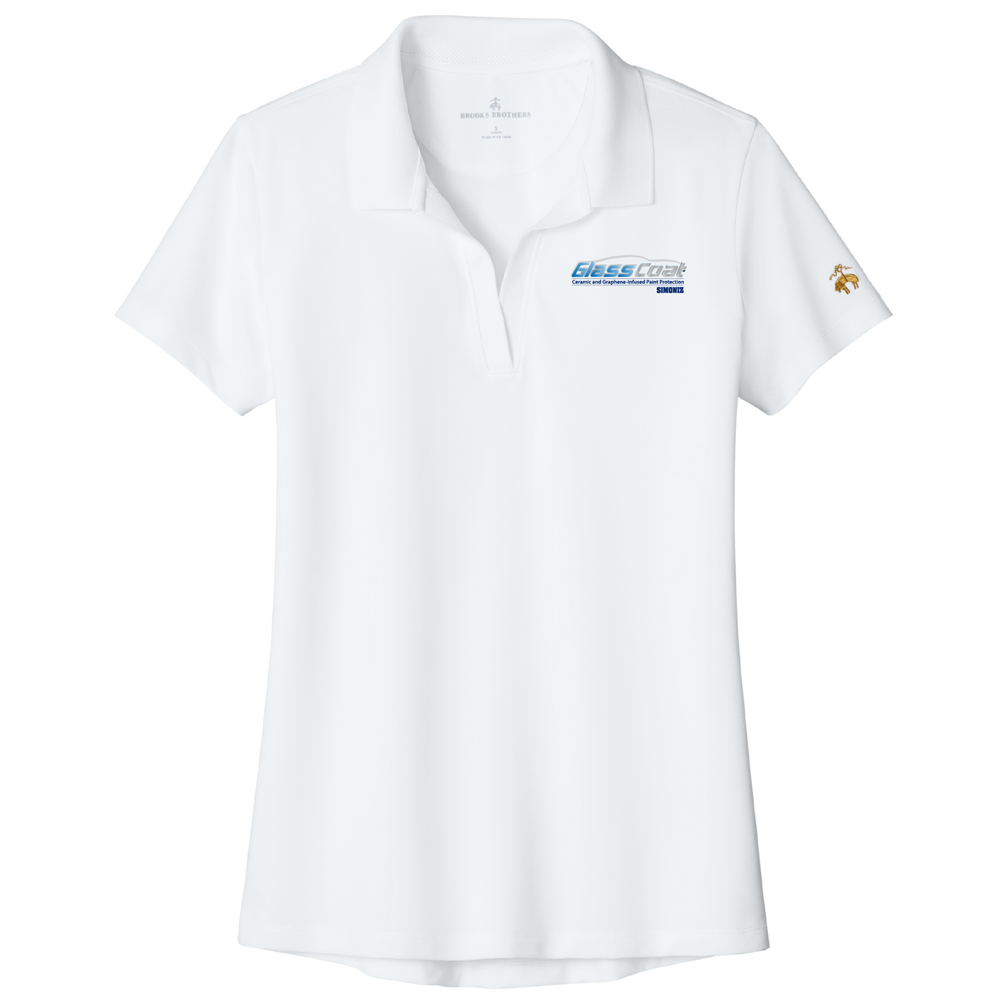 Brooks Brothers® Women’s Mesh Pique Performance Polo BB18221 - DTF Glass Coat