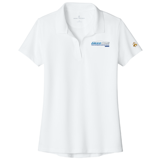Brooks Brothers® Women’s Mesh Pique Performance Polo BB18221 - DTF Glass Coat