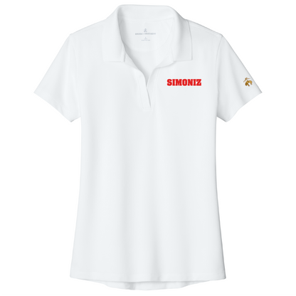 Brooks Brothers® Women’s Mesh Pique Performance Polo BB18221 - Embroidery Corporate Logo