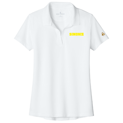 Brooks Brothers® Women’s Mesh Pique Performance Polo BB18221 - Embroidery Corporate Logo