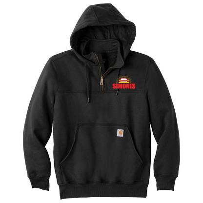 Carhartt® Rain Defender® Paxton Heavyweight Hooded Zip Mock Sweatshirt CT100617 - Embroidery Car Wash