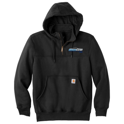 Carhartt® Rain Defender® Paxton Heavyweight Hooded Zip Mock Sweatshirt CT100617 - DTF Glass Coat