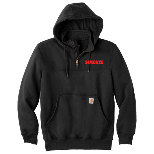 Carhartt® Rain Defender® Paxton Heavyweight Hooded Zip Mock Sweatshirt CT100617 - Embroidery Corporate Logo