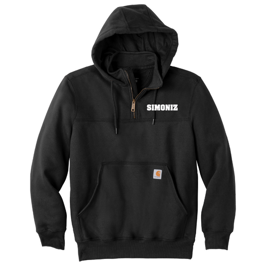 Carhartt® Rain Defender® Paxton Heavyweight Hooded Zip Mock Sweatshirt CT100617 - Embroidery Corporate Logo