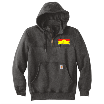 Carhartt® Rain Defender® Paxton Heavyweight Hooded Zip Mock Sweatshirt CT100617 - Janitorial