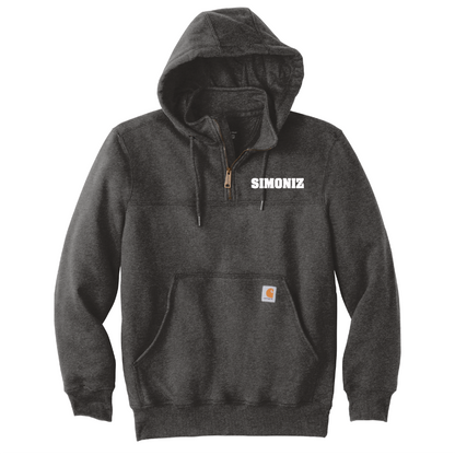 Carhartt® Rain Defender® Paxton Heavyweight Hooded Zip Mock Sweatshirt CT100617 - Embroidery Corporate Logo