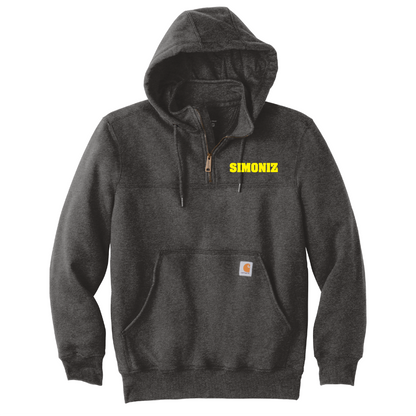 Carhartt® Rain Defender® Paxton Heavyweight Hooded Zip Mock Sweatshirt CT100617 - Embroidery Corporate Logo