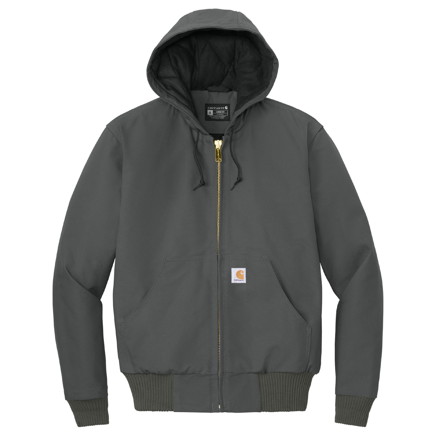 Carhartt® Tall Quilted-Flannel-Lined Duck Active Jac CTT106677 - Embroidery