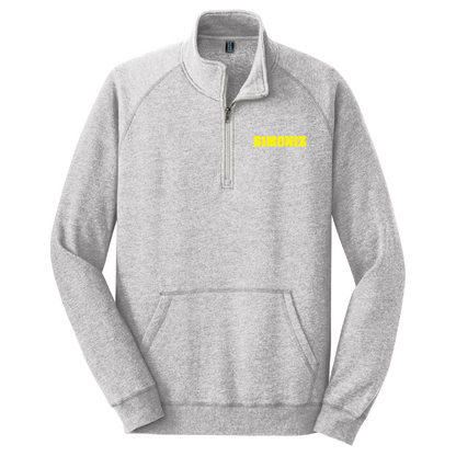 District® Lightweight Fleece 1/4-Zip DM392 - Embroidery Corporate Logo