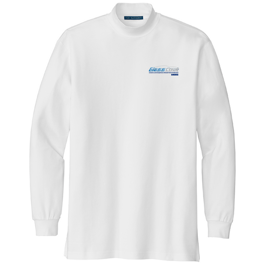 Port Authority® Interlock Knit Mock Turtleneck K321 - DTF Glass Coat