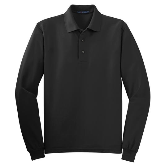 Port Authority® Silk Touch™ Long Sleeve Polo K500LS - Embroidery
