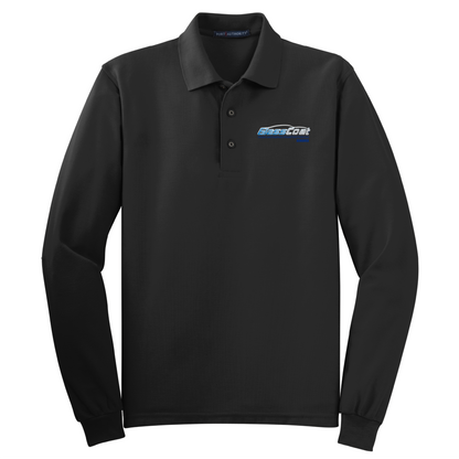 Port Authority® Silk Touch™ Long Sleeve Polo K500LS - DTF Glass Coat