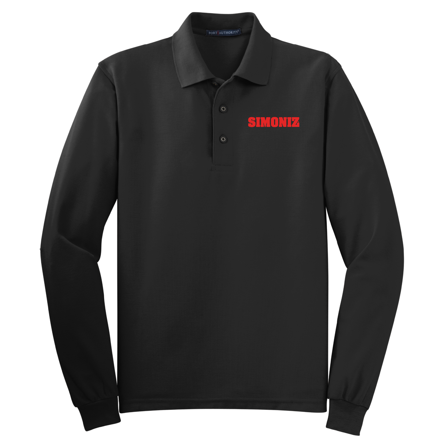 Port Authority® Silk Touch™ Long Sleeve Polo K500LS - Embroidery Corporate Logo