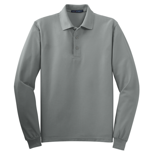 Port Authority® Silk Touch™ Long Sleeve Polo K500LS - Embroidery