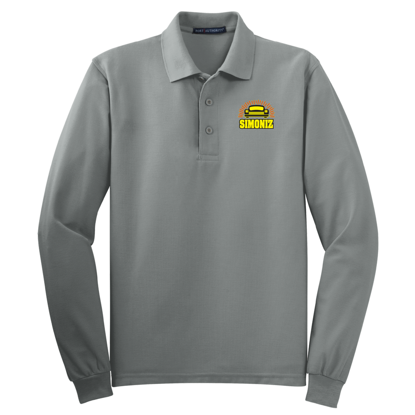 Port Authority® Silk Touch™ Long Sleeve Polo K500LS - Embroidery