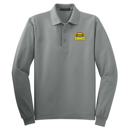 Port Authority® Silk Touch™ Long Sleeve Polo K500LS - Embroidery
