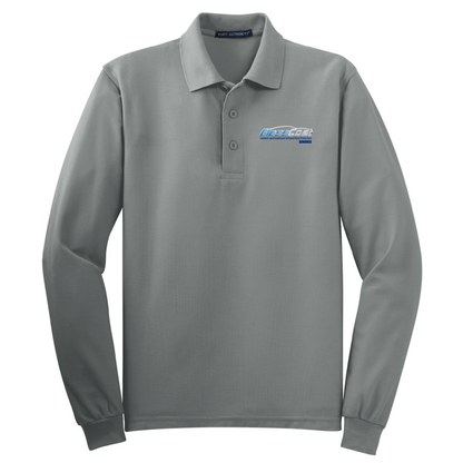 Port Authority® Silk Touch™ Long Sleeve Polo K500LS - DTF Glass Coat