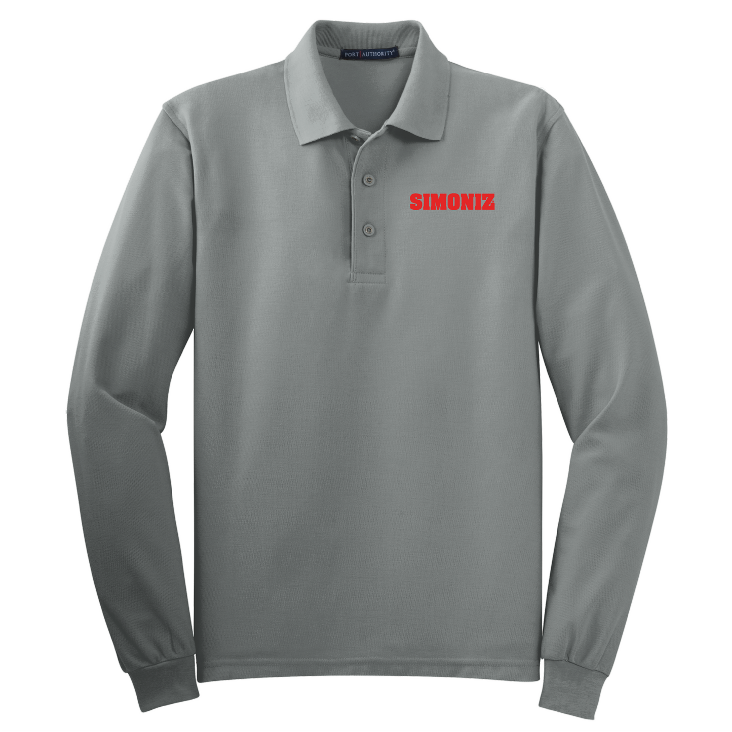Port Authority® Silk Touch™ Long Sleeve Polo K500LS - Embroidery Corporate Logo