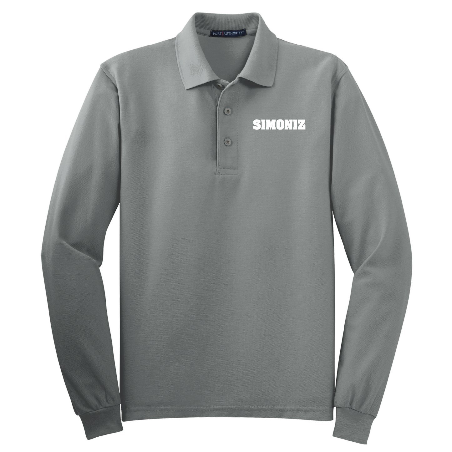 Port Authority® Silk Touch™ Long Sleeve Polo K500LS - Embroidery Corporate Logo