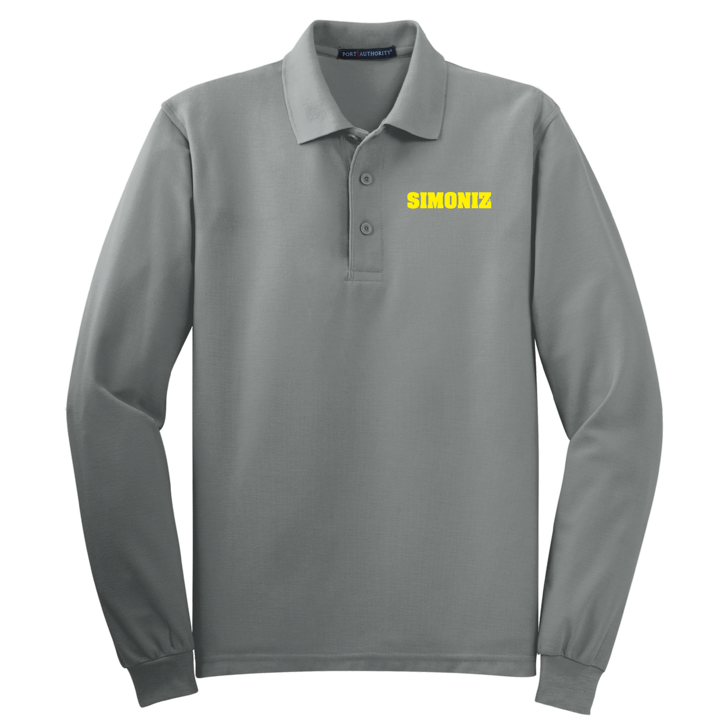 Port Authority® Silk Touch™ Long Sleeve Polo K500LS - Embroidery Corporate Logo
