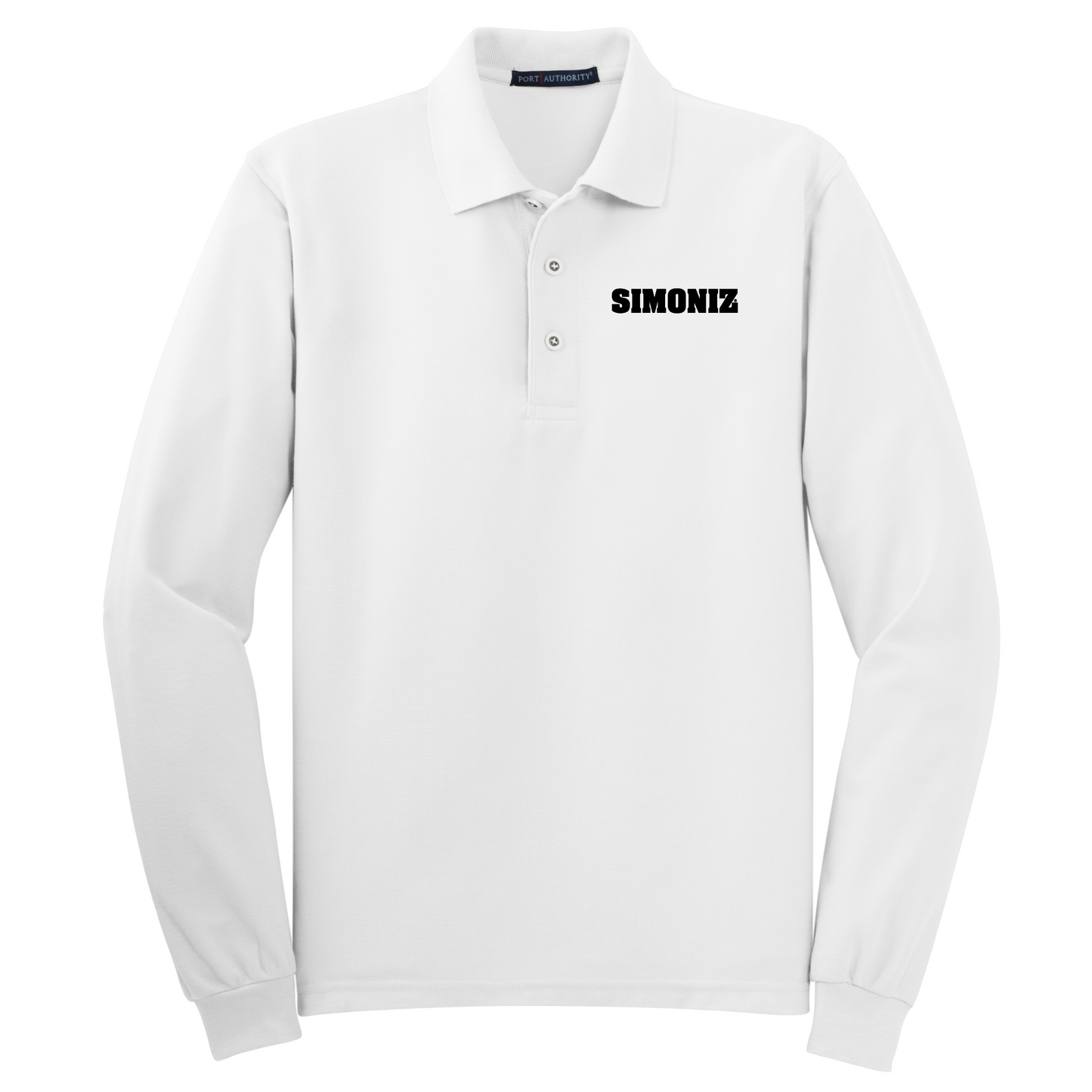 Port Authority® Silk Touch™ Long Sleeve Polo K500LS - Embroidery Corporate Logo