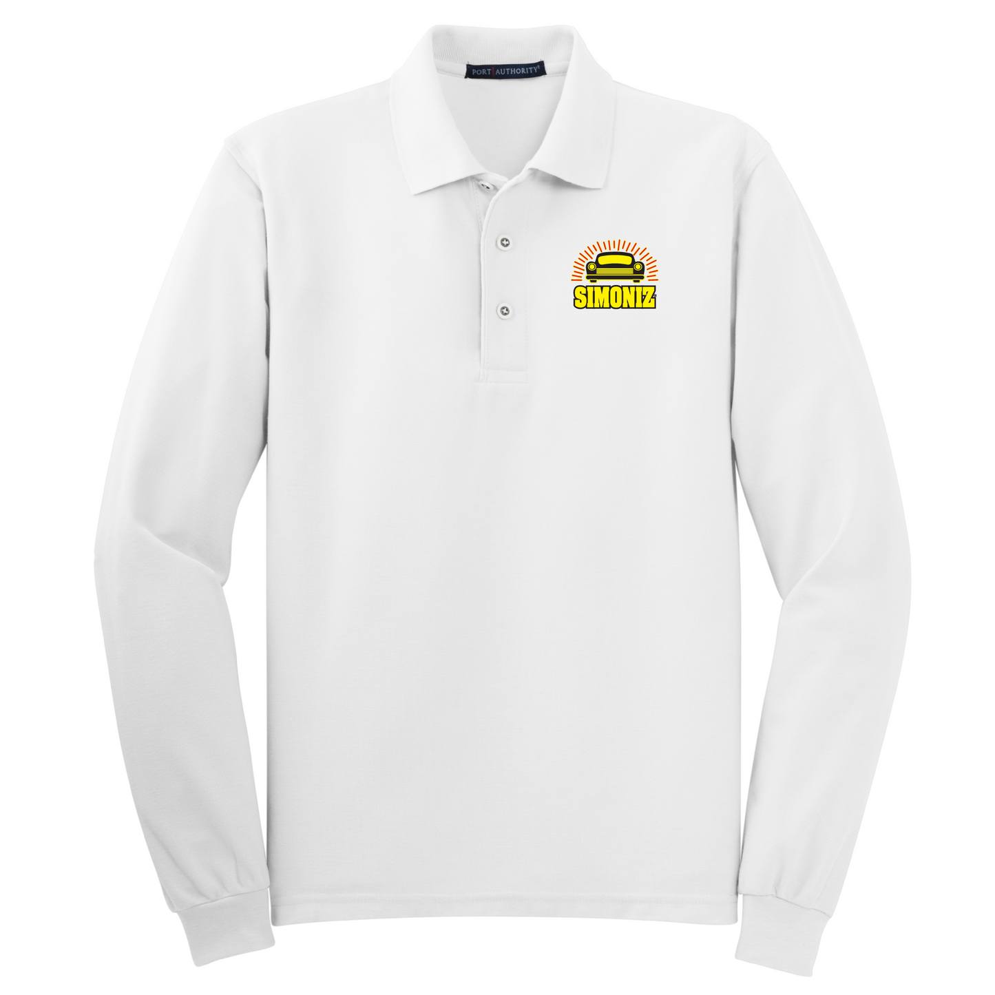 Port Authority® Silk Touch™ Long Sleeve Polo K500LS - Embroidery