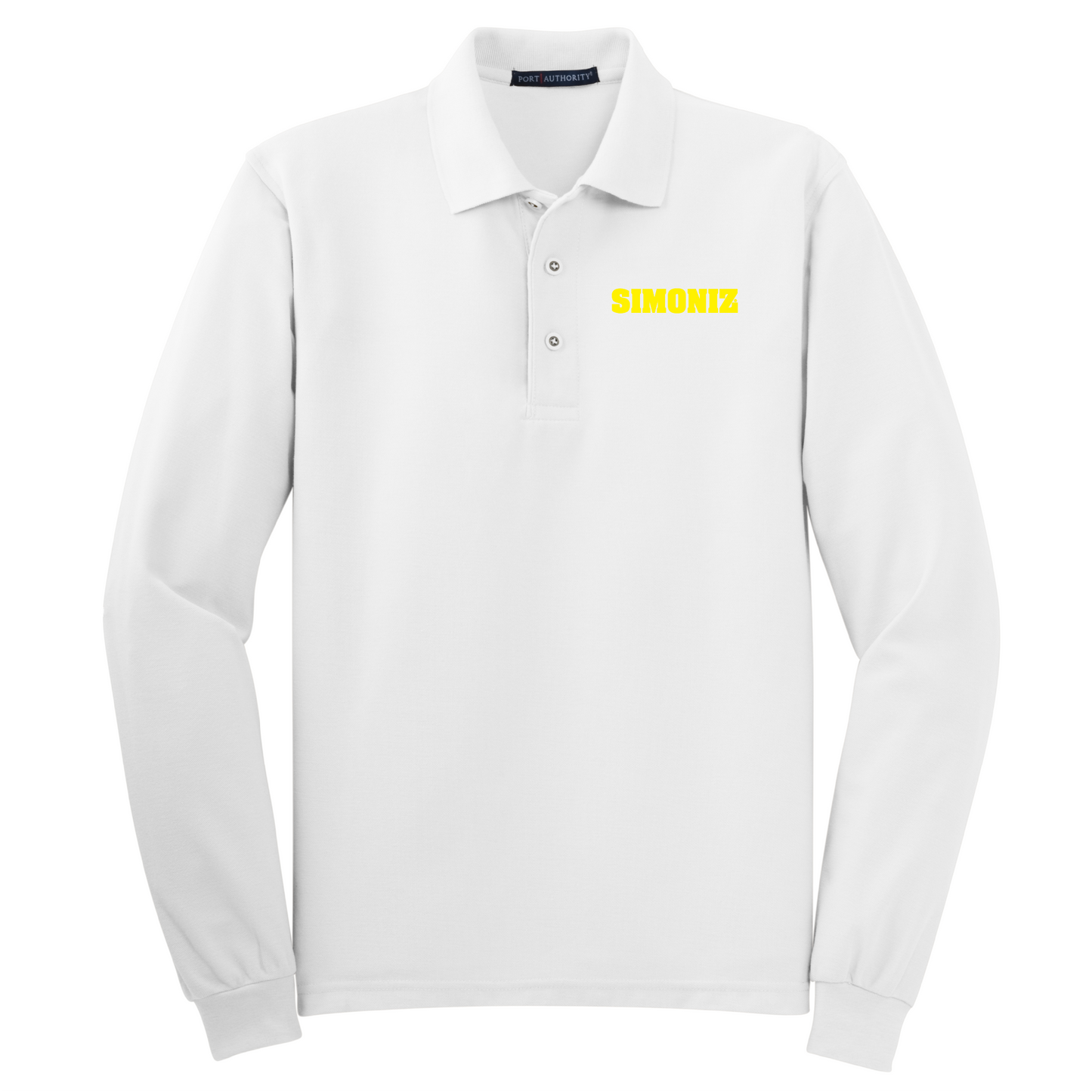 Port Authority® Silk Touch™ Long Sleeve Polo K500LS - Embroidery Corporate Logo