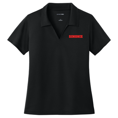Sport-Tek® Women's Dri-Mesh® V-Neck Polo L469 - Embroidery Corporate Logo
