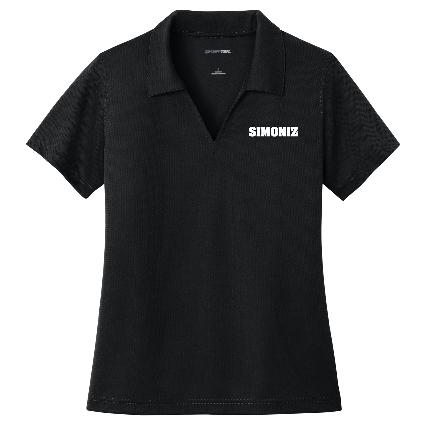 Sport-Tek® Women's Dri-Mesh® V-Neck Polo L469 - Embroidery Corporate Logo