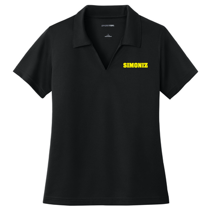 Sport-Tek® Women's Dri-Mesh® V-Neck Polo L469 - Embroidery Corporate Logo