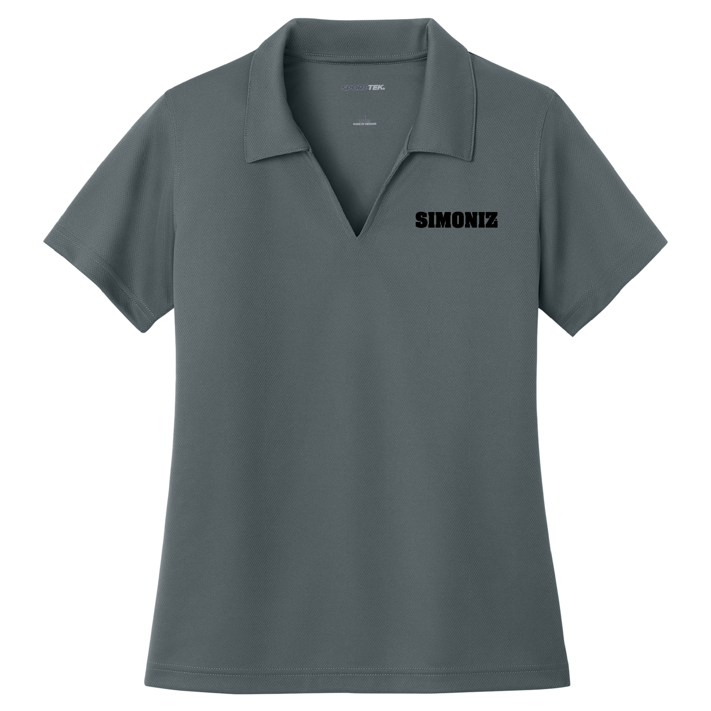 Sport-Tek® Women's Dri-Mesh® V-Neck Polo L469 - Embroidery Corporate Logo