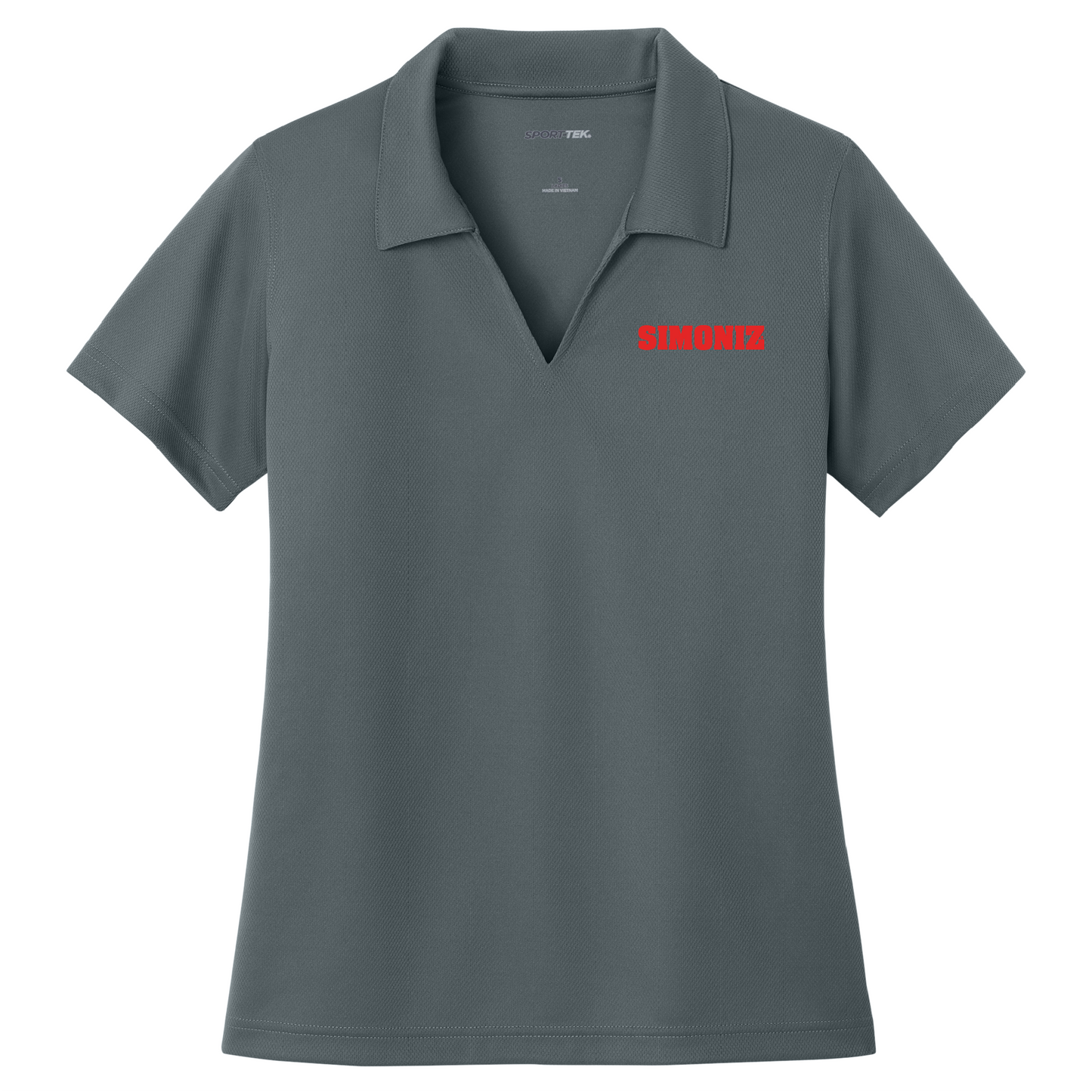 Sport-Tek® Women's Dri-Mesh® V-Neck Polo L469 - Embroidery Corporate Logo