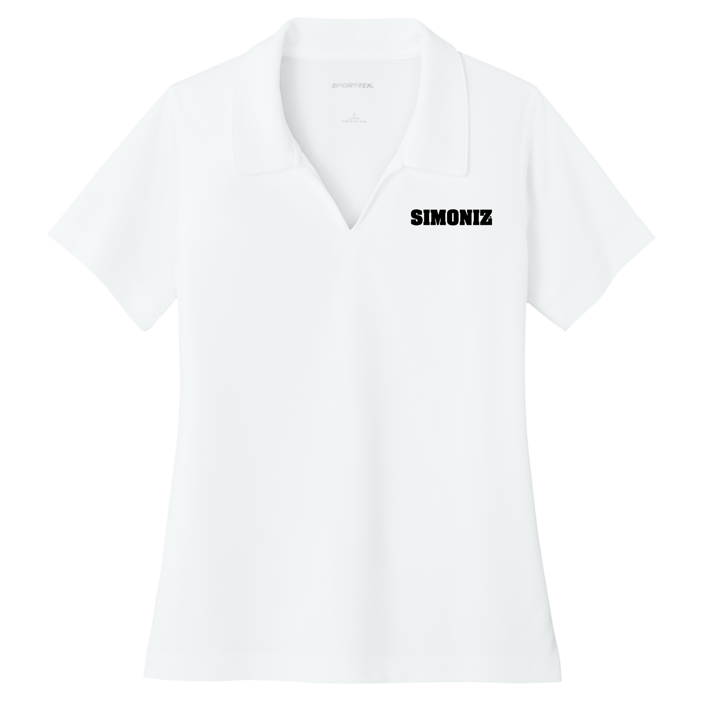 Sport-Tek® Women's Dri-Mesh® V-Neck Polo L469 - Embroidery Corporate Logo