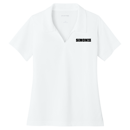 Sport-Tek® Women's Dri-Mesh® V-Neck Polo L469 - Embroidery Corporate Logo