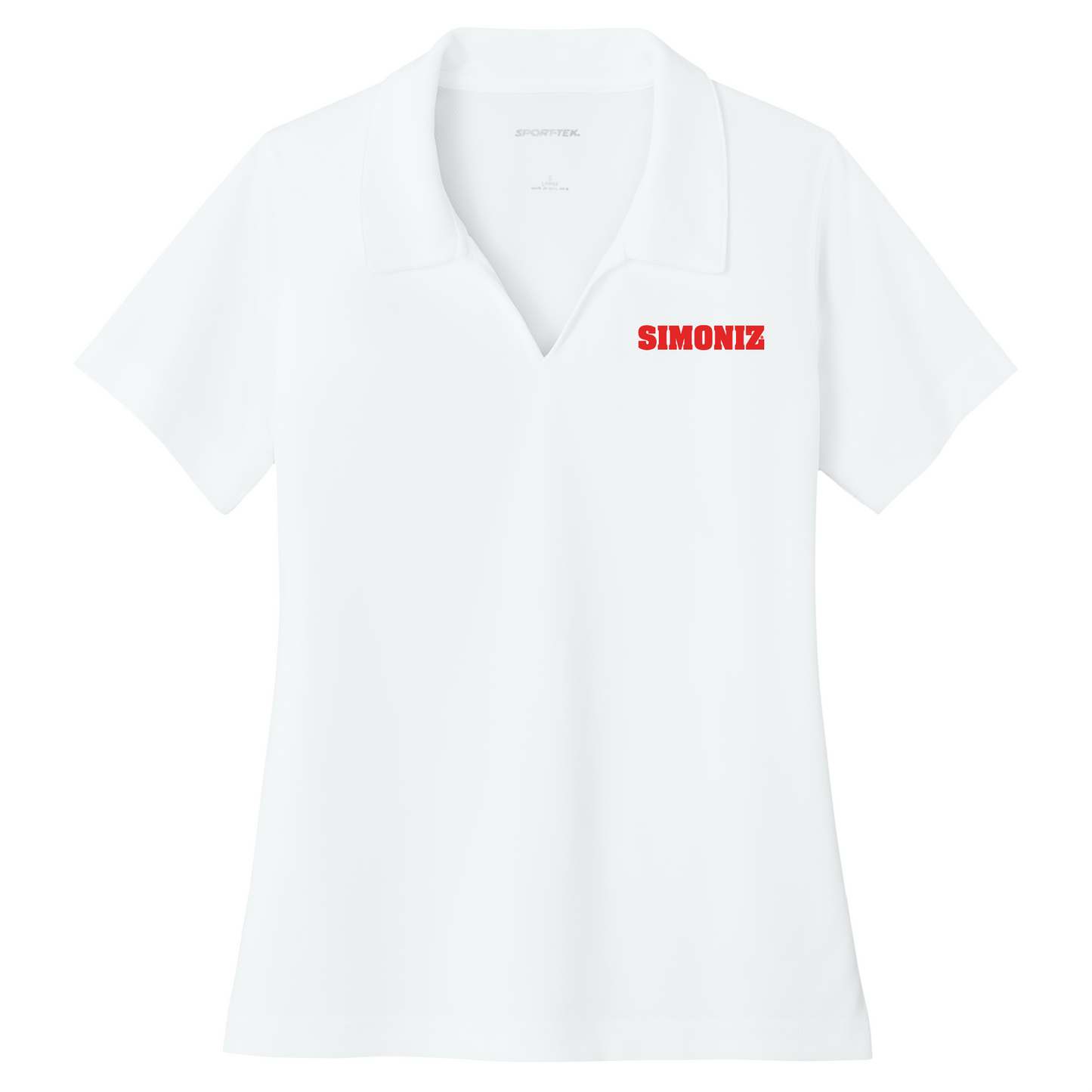 Sport-Tek® Women's Dri-Mesh® V-Neck Polo L469 - Embroidery Corporate Logo