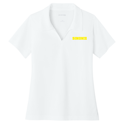 Sport-Tek® Women's Dri-Mesh® V-Neck Polo L469 - Embroidery Corporate Logo