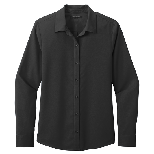 Port Authority® Women's Long Sleeve Performance Staff Shirt LW401 - Embroidery