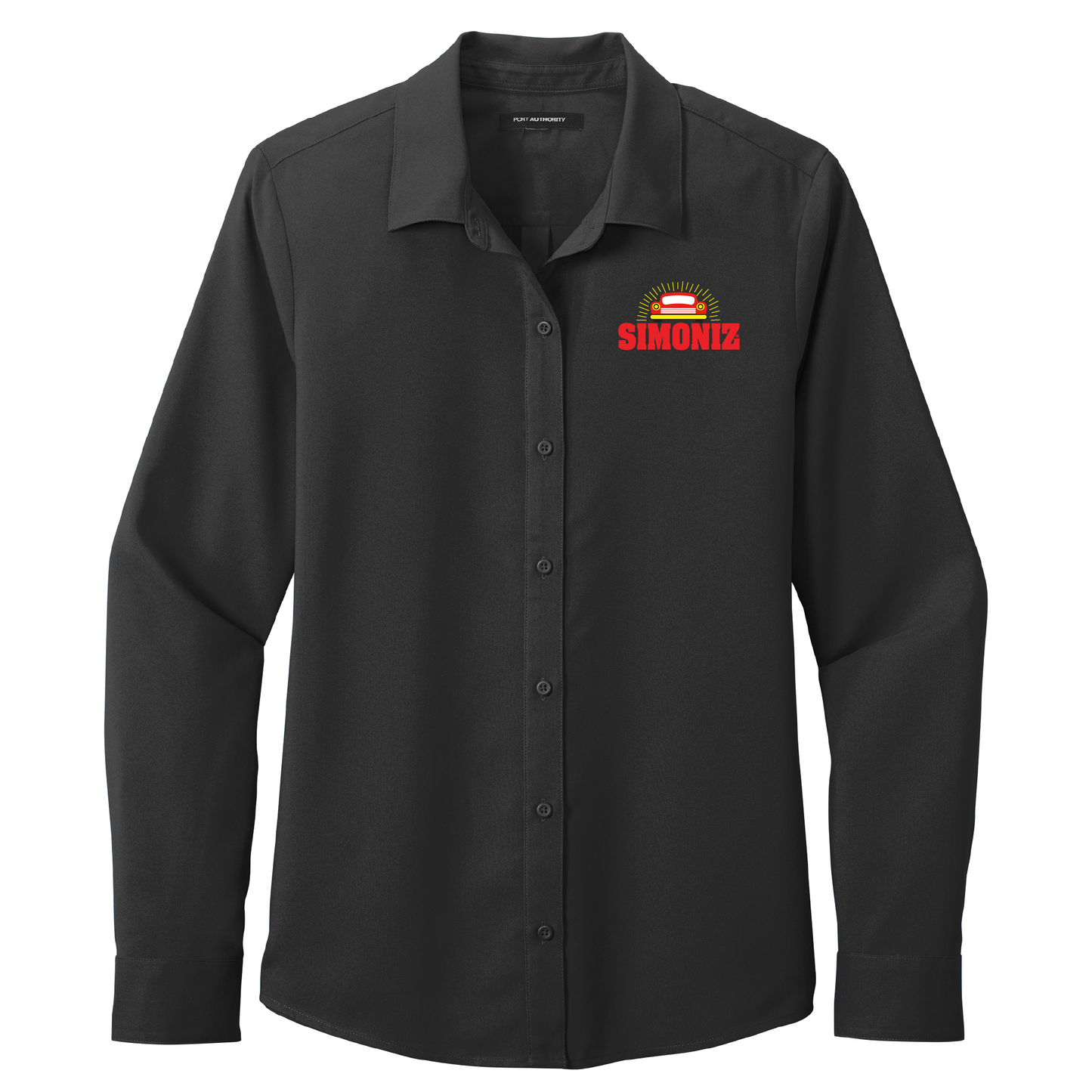 Port Authority® Women's Long Sleeve Performance Staff Shirt LW401 - Embroidery Car Wash