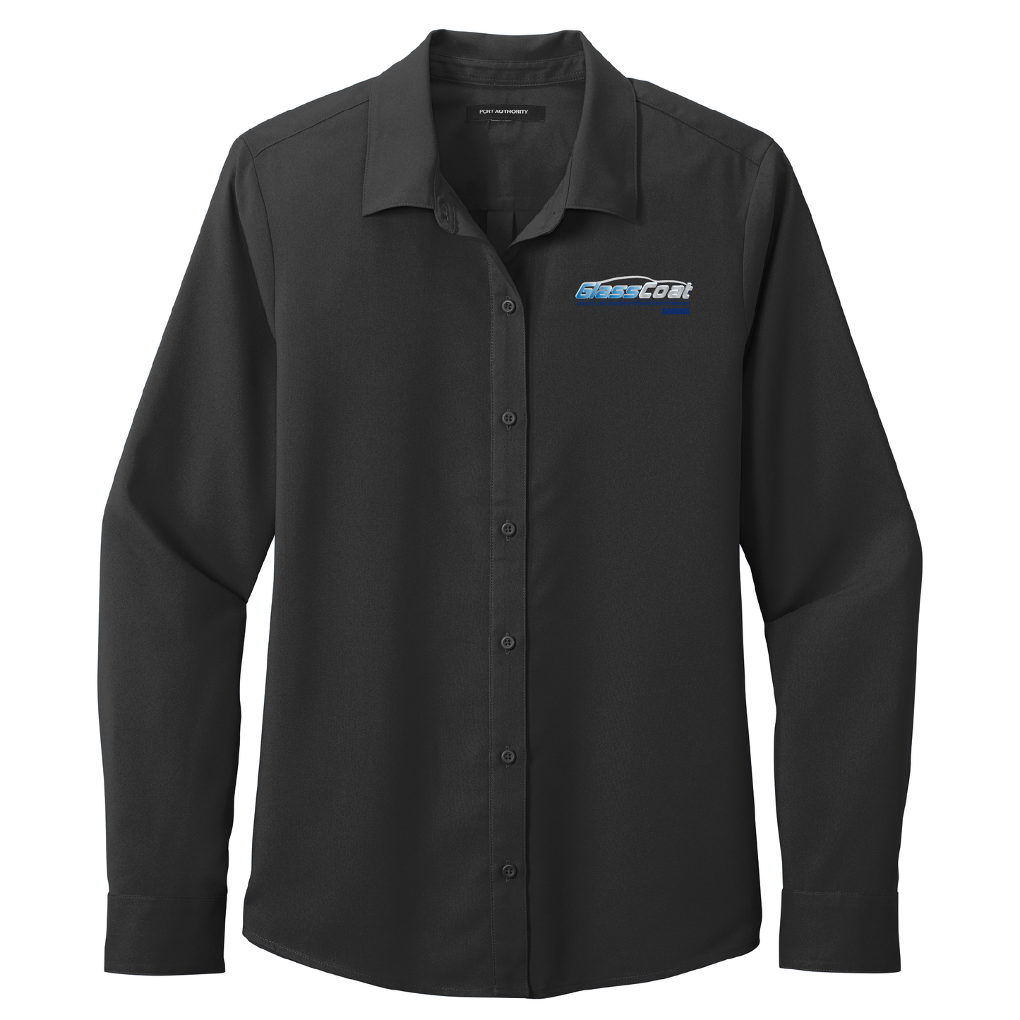Port Authority® Women's Long Sleeve Performance Staff Shirt LW401 - DTF Glass Coat