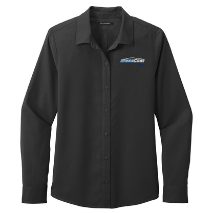 Port Authority® Women's Long Sleeve Performance Staff Shirt LW401 - DTF Glass Coat