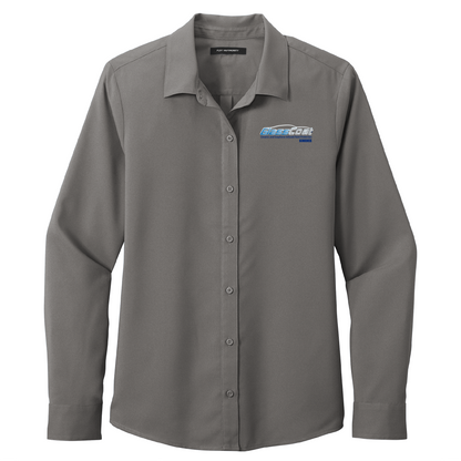 Port Authority® Women's Long Sleeve Performance Staff Shirt LW401 - DTF Glass Coat