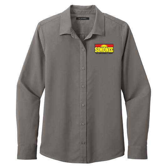 Port Authority® Women's Long Sleeve Performance Staff Shirt LW401 - Janitorial