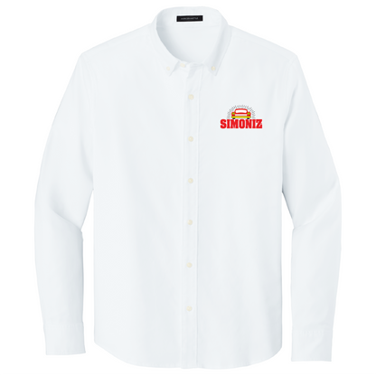 Mercer+Mettle® Long Sleeve Modern Oxford Shirt MM2002 - Embroidery Car Wash Logo