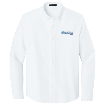 Mercer+Mettle® Long Sleeve Modern Oxford Shirt MM2002 - DTF Glass Coat
