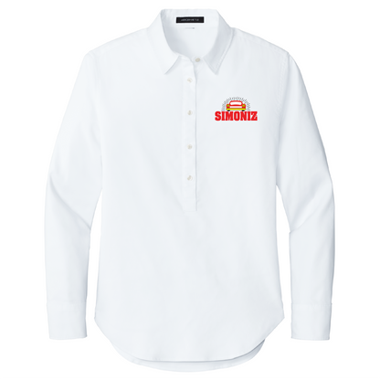 Mercer+Mettle® Women’s Long Sleeve Modern Oxford Shirt MM2003 - Car Wash