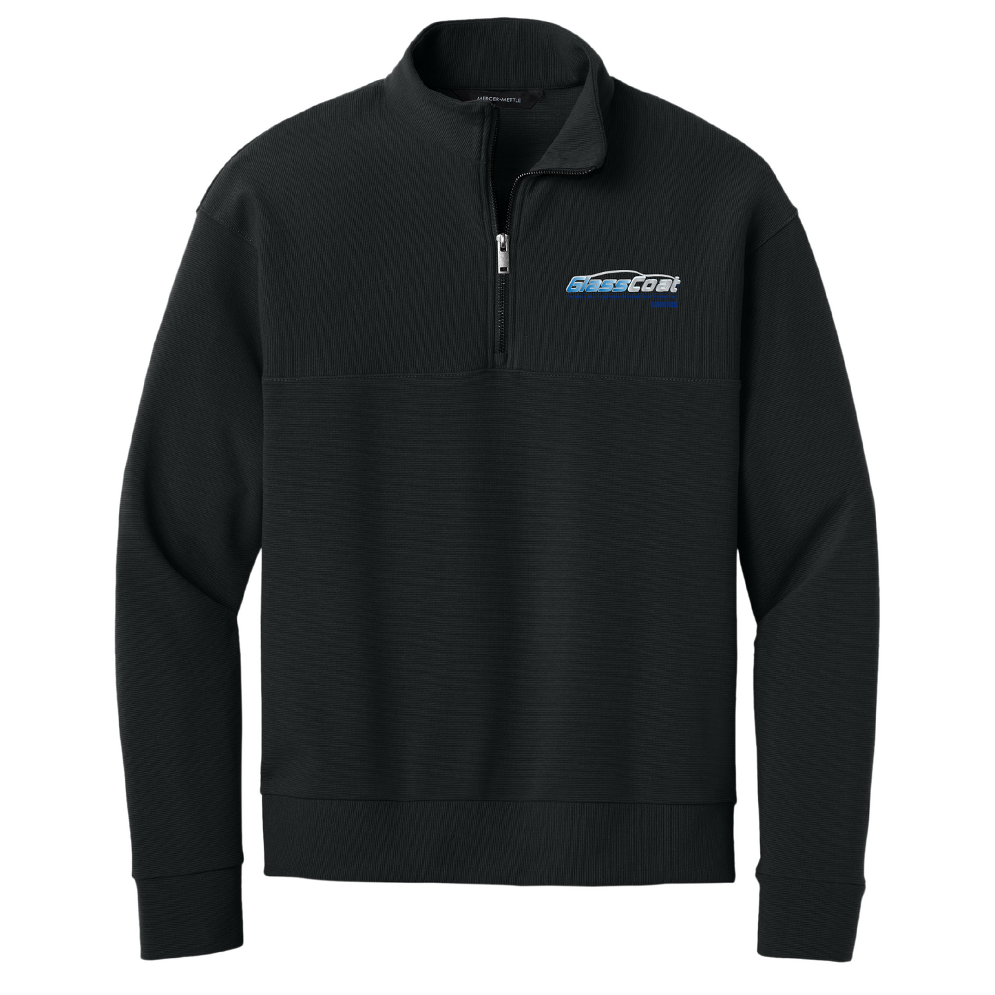 Mercer+Mettle® Linear Texture 1/4-Zip MM3040 - DTF Glass Coat