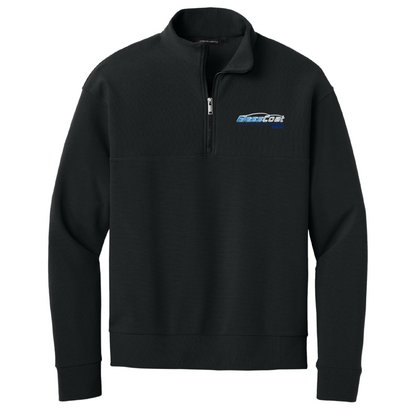 Mercer+Mettle® Linear Texture 1/4-Zip MM3040 - DTF Glass Coat